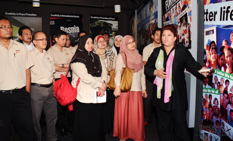 Delegates from Felda Global Ventures Holdings Berhad visit Limkokwing University, Cyberjaya