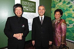 The president, Dato’ Seri Abdullah and wife