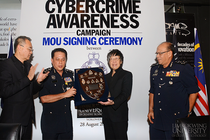 Limkokwing University and Royal Malaysian Police fights cyber crime